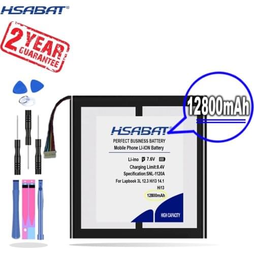 New Arrival [ HSABAT ] 12800mAh Replacement Battery for Chuwi Lapbook 12.3 Hi13 14.1 Tablet PC With 7-wire plug