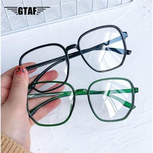 Oversized Square Anti-blue Light Computer Glasses Black Frame Female Mens Optical Glasses Glasses Glasses Frame Unisex UV400
