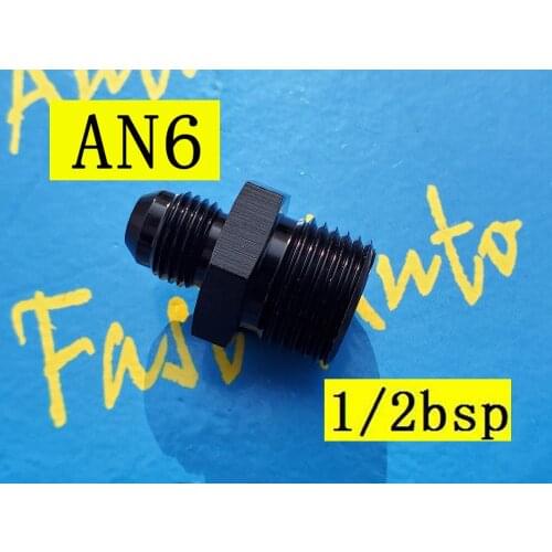 Male 1/2" BSP bspp 1/2 BSP 1/2bsp to male an6 6an an 6 Adapter adaptor Fitting
