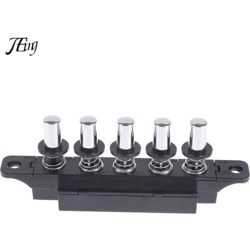 1pcs Five-position Plug-in Button Switch For Range Hood Five-position Silver Switch For Kitchen Hood
