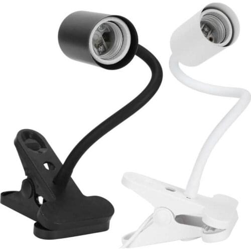 Reptile Sun Basking Clip on Lamp Bracket Flexible Heat Clamp Reptile Light Holder Lamp Set US Plug 110V