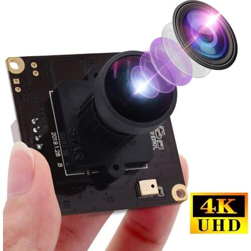ELP high resolution wide angle 4K USB Camera module with fisheye lens ELP-USB4KHDR01-L170