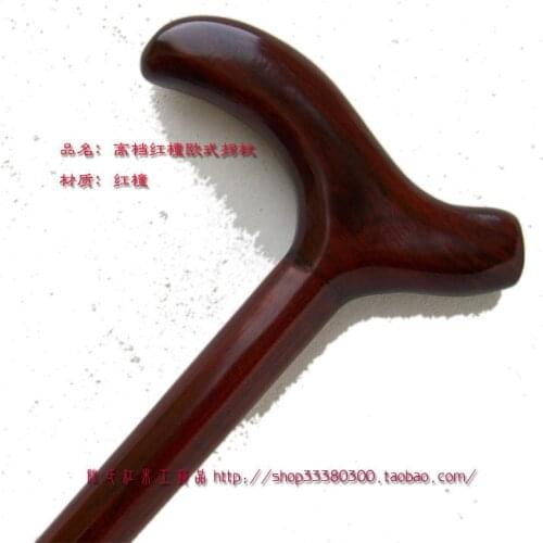 Special offer * simple fashion / luxury pure red sandalwood rosewood / cane / European crutch (can be lettering)