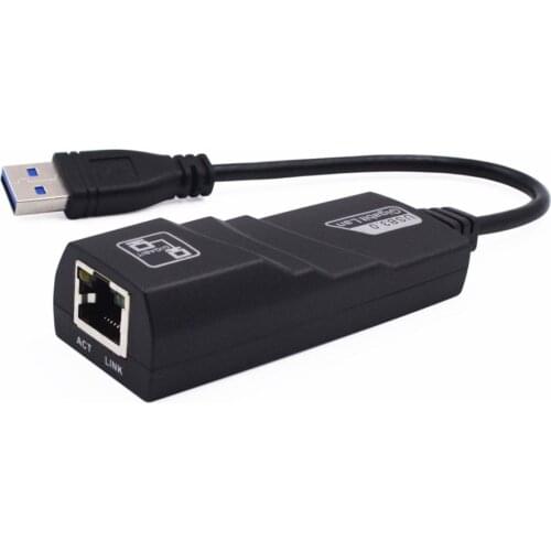 USB 3.0 Gigabit LAN USB 3.0 to RJ45 Gigabit Ethernet Adapter 10/100/1000Mbps Computer to Router Network Adapter