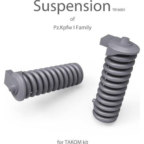 1:16 Scale Resin Model 3D Printing No. 1 Tank High Simulation Suspension Modification (immovable) Model Accessories DIY Handmade