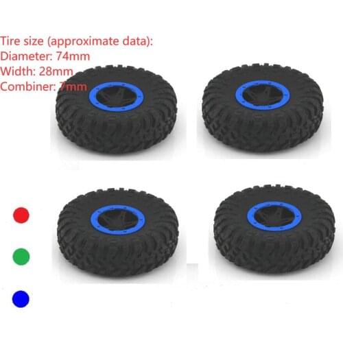 1:18 Remote Control RC Car spare parts DIY replacement tire 7mm coupler fit for HB P1801
