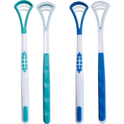 1Pcs or 2Pcs/Pack Tongue Brush Tongue Cleaner Scraper Cleaning Tongue Scraper For Oral Care Oral Hygiene Keep Fresh Breath