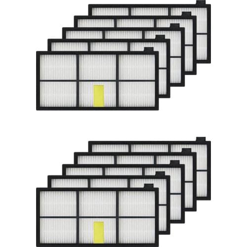 10pcs/lot Heap filter kit for iRobot Roomba 800 900 Series 870 880 980 Vacuum Cleaner Accessories parts replacement