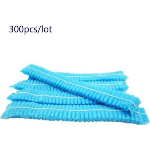 300pcs Dental Disposable Caps Non-woven Fabric Pleated Anti Dust Hat for Dental Beauty Spa Hotel Widely Use