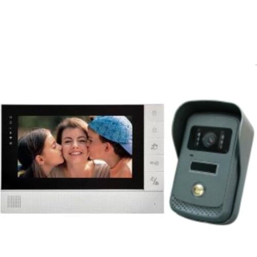 7 Inch TFT Monitor Wired VIDEO Door Phone IR Night Vision