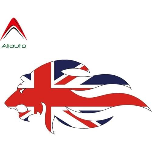 Aliauto Personality Car Sticker Great Britain Union Jack Lion Waterproof Cover Scratch Creative Accessories PVC Decal,16cm*8cm