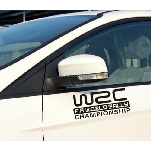 Aliauto WRC FIA World Rally Championship Car Sticker And Decal for Toyota Ford Chevrolet Volkswagen Tesla Honda Hyundai Lada