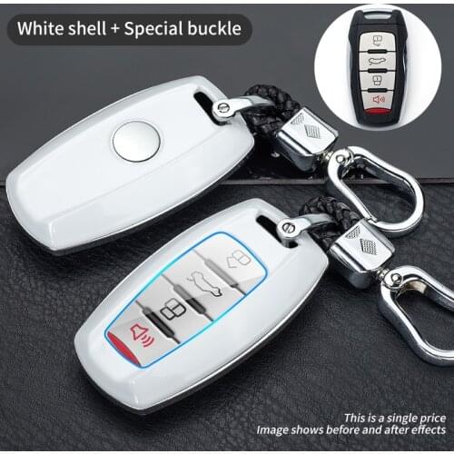 ABS Carbon FibeCar Remote Key Cover Case For Great Wall Haval/Hover H6 H7 H4 H9 F5 F7 H2S F7X Car Smart Key Accessories Keychain