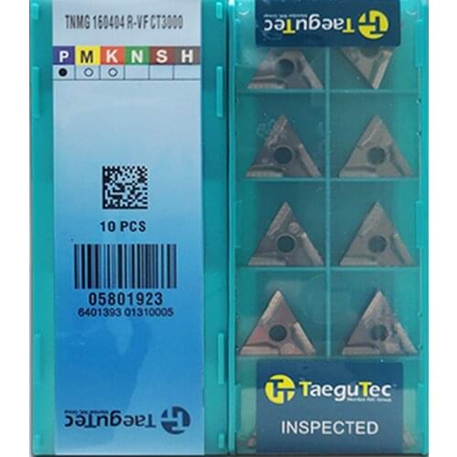 TNMG10404R-VF TNMG10404L-VF TNMG10408R-VF TNMG10408L-VF CT3000 Metal ceramic Carbide insert Processing: steel