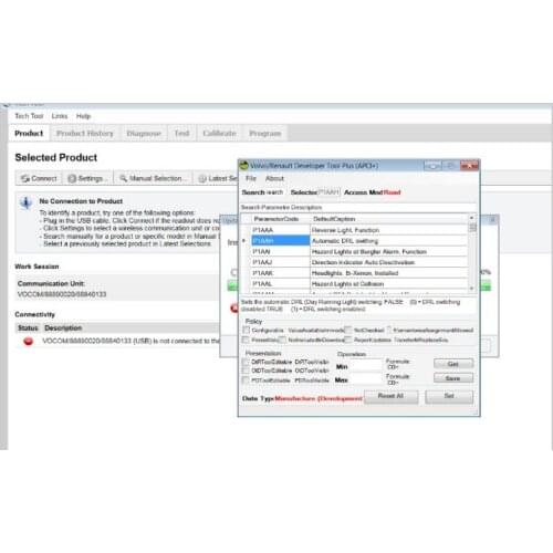 Premium Tech Tool 2.04.87 (PTT / VCADS) (Development)+Dev2tool+Developer tool Plus(Acpi+)+keygen for volvo install unlimited pcs