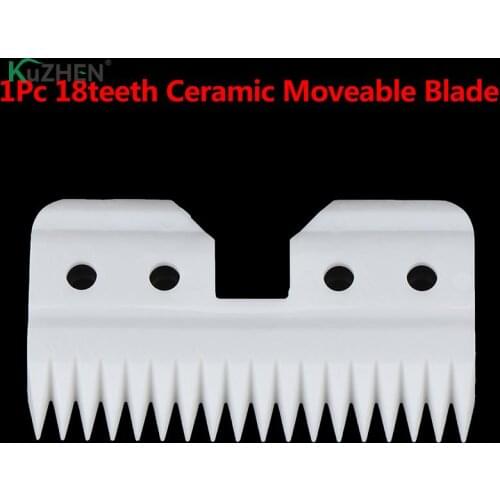 1pc Ceramic Blade Cutter for Magic Clip Fit Most Hair Clipper Hair Trimmer Beard Blade Hair Removal 2-Hole Clipper