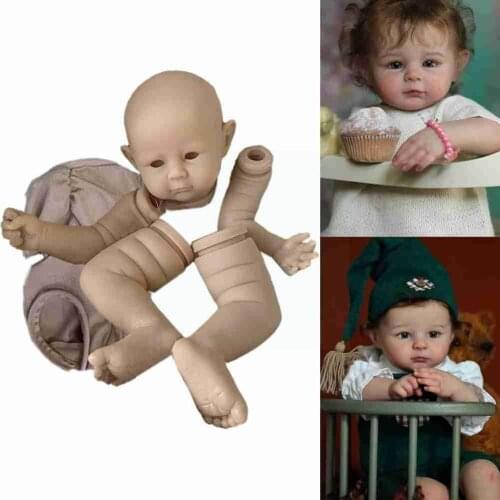 22 Inch 55cm Unassembled Dolls Set Popular Vinyl Dolls CE Realistic Newborn With Rebirth Soft Lifelike Unpainte K6X5