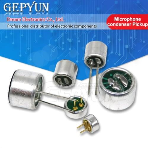 10pcs Microphone 6x5/9x7/4.5x2.2/6x2.2mm MIC Condenser Electret Microphone Pickup 52DB 56DB with 2pin MP3 Accessories