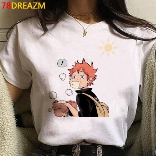 Oya Oya Oya Haikyuu T Shirt Men Kawaii Japanese Volleyball Anime Graphic Tees Kawaii Karasuno Cartoon Unisex Harajuku Shirt Male