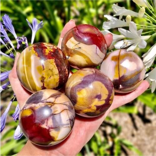 Natural Egg Yolk Stones Ball Festive Party Embellishments Home Decoration