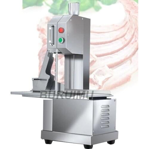 Stainless Steel Saw Bone Machine Commercial Electric Cutter Multifunction Frozen Meat Fish Ribs Cutting Machine