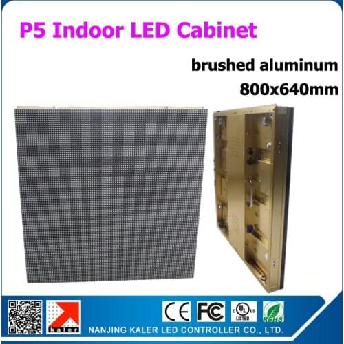 TEEHO 0.8mx0.64m rental cabinet RGB 3in1 SMD full color P5 rental LED display screen with receiving card indoor led video wall