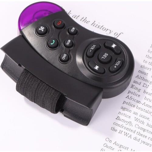 11 Buttons Car Steering Wheel Remote Control AAA Battery Operated Car Multimedia Player Steering Wheel Wireless for Car Radio