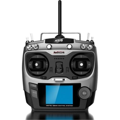 Radiolink AT9 2.4GHz 9 Channel Transmitter Radio Remote Control & 2.4G 9CH R9D Receiver for RC Hobby Airplane Helis Multicopter