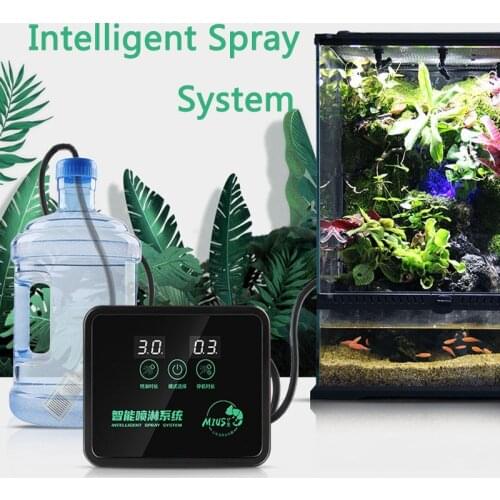 Intelligent Spray System Touch Screen Sprinkler System Tropical Rain Forest Ecological Cylinder Sprinkler Misting System