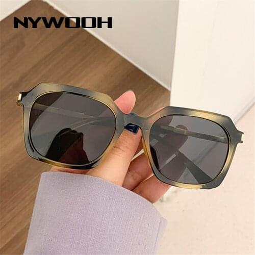 NYWOOH Retro Polygon Sunglasses Women Men Vintage Shades Driving Sun Glasses Female Irregular Travel Eyewear UV400