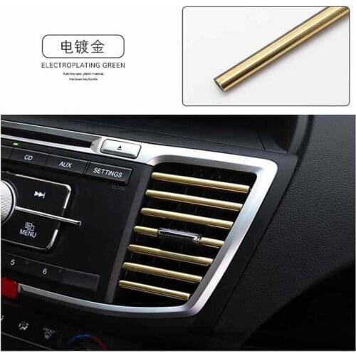 Car-styling 2021 New U Shaped DIY Air Vent Grille Decoration for Subaru Forester Outback Legacy Impreza XV BRZ Tribeca Trezia