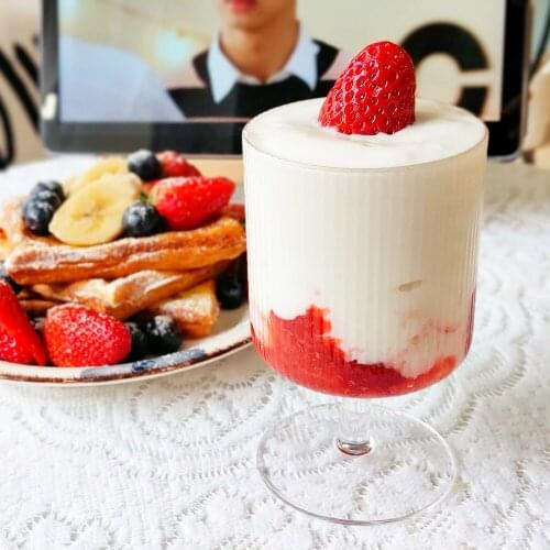 Heat-resistant Drinking Glass Household Large Capacity Dense Corrugated Juice Glass Bar Beverage Whiskey Glass Dropshipping