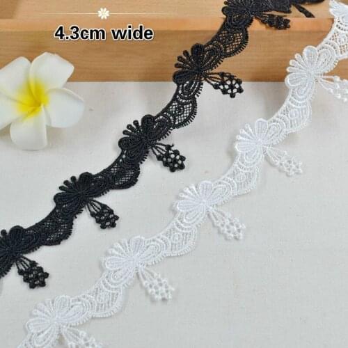 Trend Water-soluble Embroidery Butterfly Tassel Lace DIY Woman Headdress Backpack Hat Belt Decoration Clothes Skirt Trim Sewing