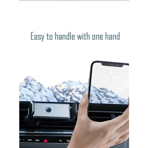 Universal Electric Car Bracket Anti-Slip Car Phone Holder Air-Outlet/Center-Console Adjustable Mobile Phone Stand Bracket GPS