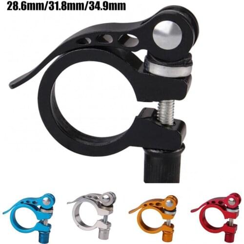 28.6/31.8/34.9mm Bicycle Quick Release Seatpost Seat Tube Clamp Cycling Tool seatpost clamp зажимы abrazadera tija sillin