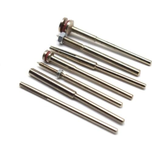 10pcs Sandpaper Clamp Split Mandrels 2.35MM Shank Dremel Rotary Grinder Tools Long Abrasive Holder Clip Rod