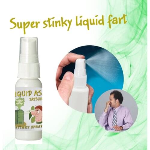 1pc Liquid Smelly Spray Christmas Hallowmas Tricks Toy Liquid Fart Gag Joke Spray Stink Bomb Smelly Stinky Gas Party Favors