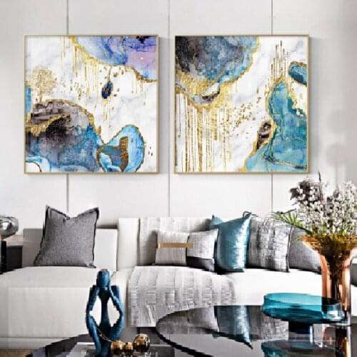 Abstract White fish Canvas Painting Posters and Print new chinese style Wall Art square Picture For LivingRoom Bedroom home deco