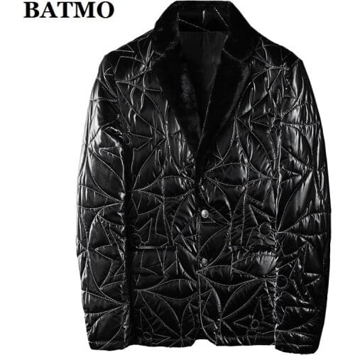 BATMO 2020 new arrival down jackets men, thicked warm parkas coat ,plus-size M-4XL M8024