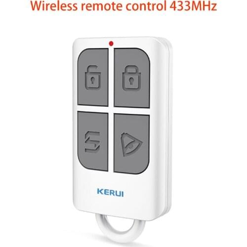 Wireless Remote Control Arm/disarm Detector 4 Buttons Keychain Touch Keypad Panel GSM PSTN Home Security Burglar Alarm System