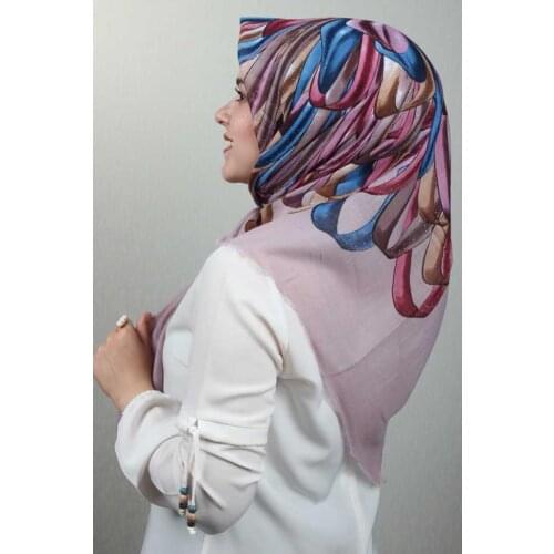 ERİPEK PATTERNED LINEN FLAMLI SCARF-PATTERN-13-RENK-16