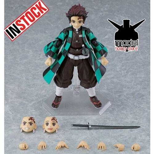 Original Figma 498 Demon Slayer Kamado Tanjirou action figure model normal version