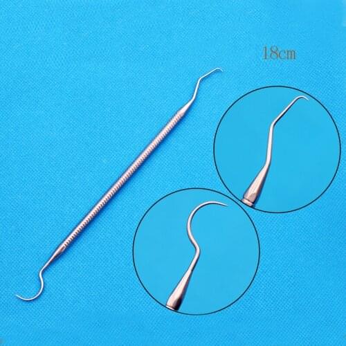 Fat pull hook double eyelid tool beauty plastic equipment double-threaded stainless steel say hello pull hook