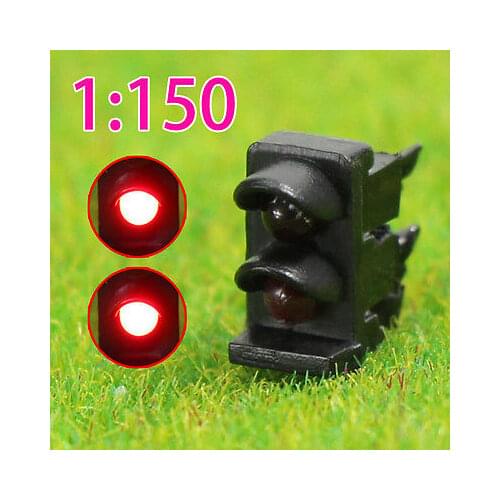 JTD1501RR 5PCS N scale LEDs Red Red Dwarf Signals for Railway signal 2 Aspects