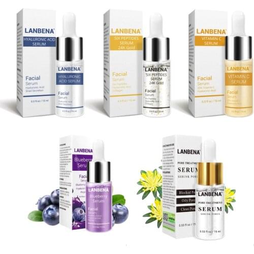 LANBENA Hyaluronic Acid Serum Snail Essence Face Cream Moisturizing Acne Treatment Skin Care Repair Whitening AntiAnging Winkles