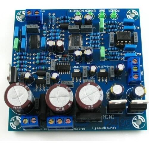 DIY Kit of DAC 2496 (AK4396)+CS8416+AK4396+5532