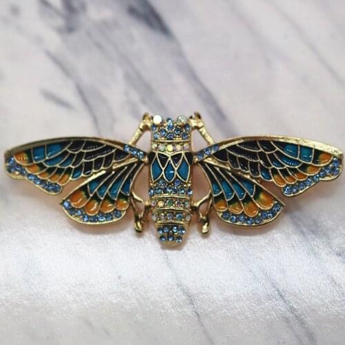 New creative enamel, natural life, fashion, cicada, brooch, broccoli, lady accessories