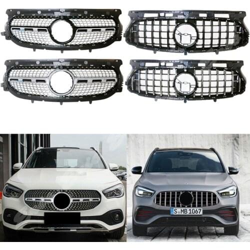 Front Racing Grille Upper Facelift Grill Fit For Mercedes-Benz H247 GLA- Class 2020 2021 General Deluxe