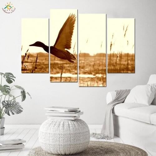 Flying Bird Modern Art Wall Pictures Home Decoration Canvas Painting posters and prints living room