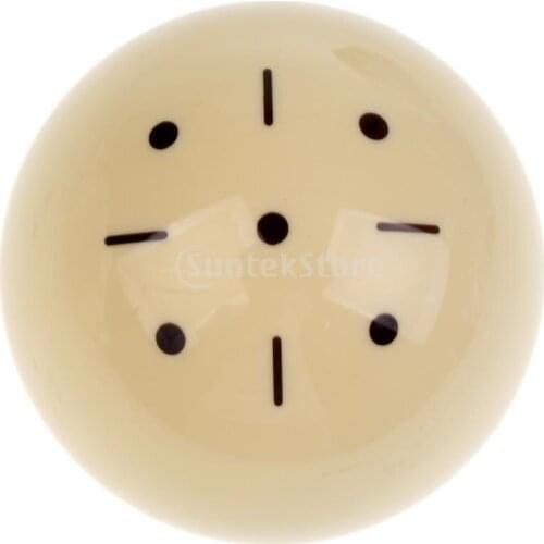 Black Dot Practice Training Billiard Pool Cue Ball 2 1/4' 6 oz